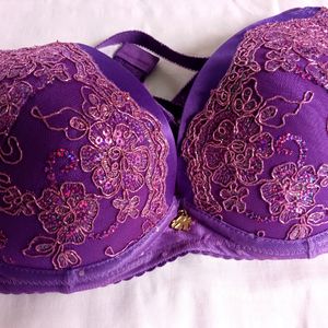 Embroidered Bra