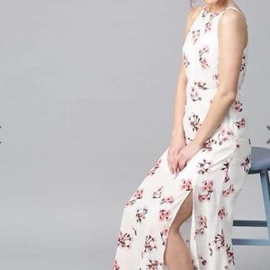 Women Maxi White, Pink Dress