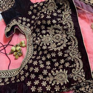 Bridal Velvet Lehenga