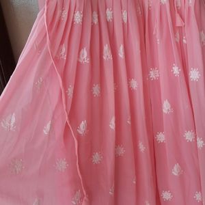 Pink Chikenkaari Kurta, NO Used Only Tag Is Missing