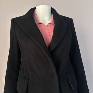 Black Long Premium Overcoat