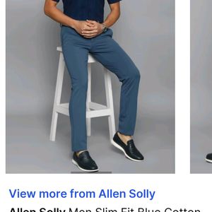 Allen Solly Authentic Regular Fit Trouser Pant