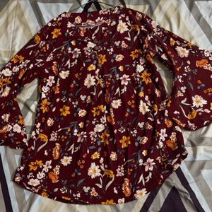 Flowers Printed Top