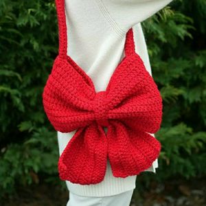 Red Bag With Bow