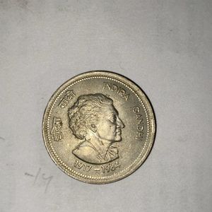 Indira Gandhi 5rs Old Coins