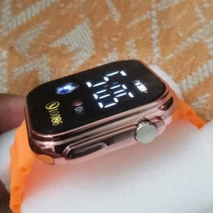 "A Orange Led Watch".