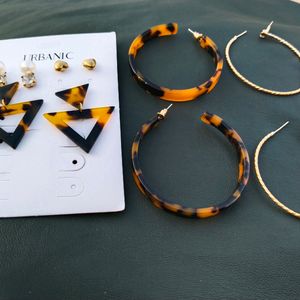 Pack Of 6 Earrings Set Combo