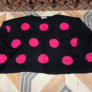 POLKA DOTS SWEATSHIRT