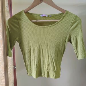 Parrot Green top With Size S