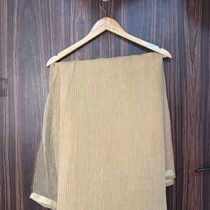 Beige Color Kota Cotton Saree