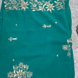 Green Saree