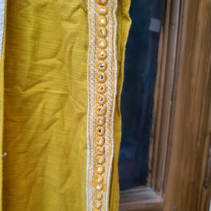 Beautiful Premium Quality Yellow Kurti