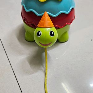 Funskool Giggles, Icecream Turtle, Pull Along Toy