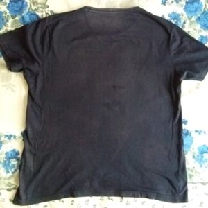 Bare Denim Round Neck Half T Shirt for Sale