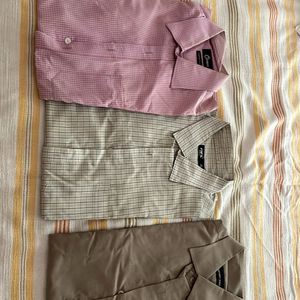 Combo Of 3 Formal ShirtsAlmost New