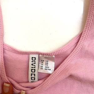 PINK CROP SINGLET