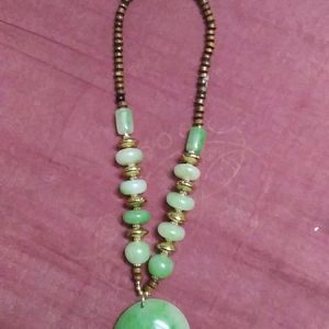 Necklace With Round Pendant