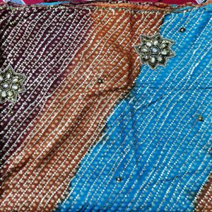 Multicolor Designer Saree