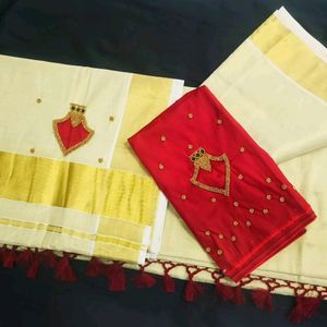 KERALA PALAKA SAREE