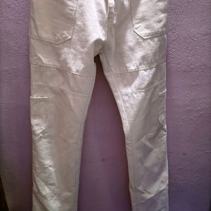 White Baggy Pant