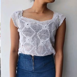 Trendy Crochet Top