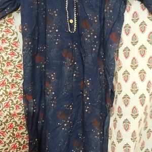 Blue Rayon Kurti