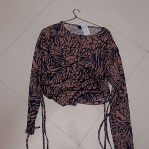 Animal Print Imported Top