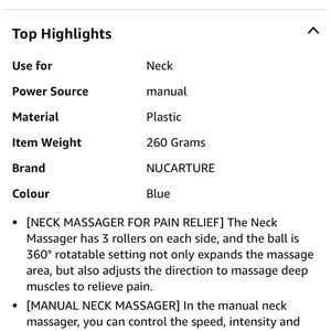 Nucarture Manual Massager