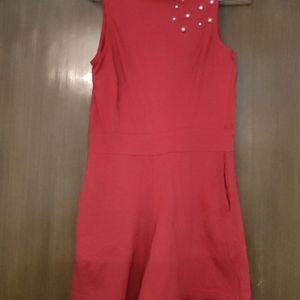 Vibrant Red Playsuit