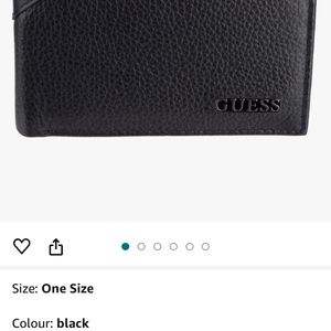 Guess Black Leather Men's Wallet (31GU22X003)