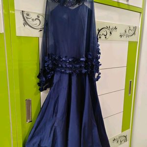 Royal Blue Party Wear Gown