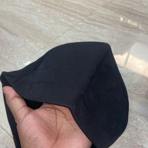 Black Cap For Under Scarf Using