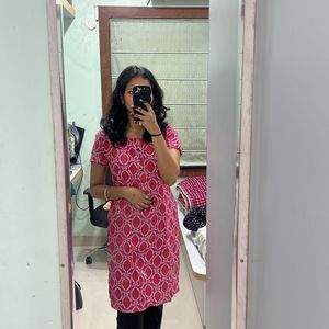 Pink Kurta