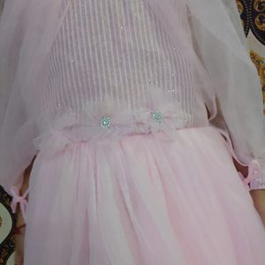 Girls Party (festive) Dress Colour Baby Pink