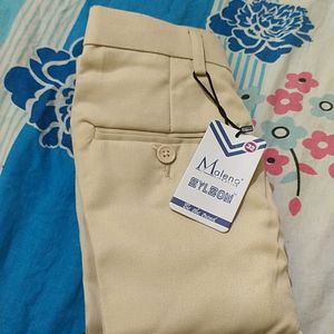 Mens Formal Cream Pants