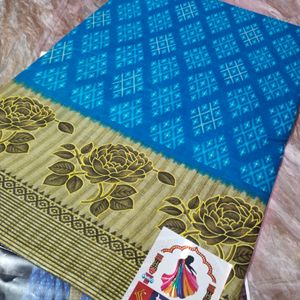 New Pure Cotton Saree