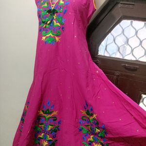 Beautiful Pink Anarkali Kurta