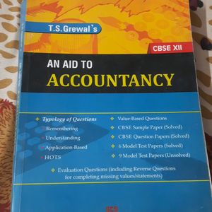 An Aid To Accountancy- T.S. GREWAL (12th)