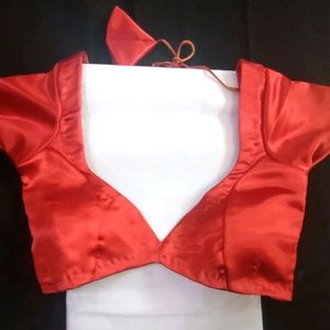 deep neck blouse non padded