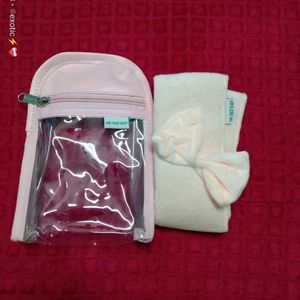 The Face Shop Makeup pouch With Headband