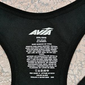 Avia Sports Bra Black Size XXL