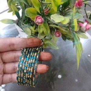 Beautiful Blue Bangles