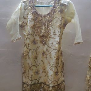 Yellow Golden Garara Suit