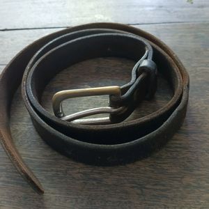 Leather Belt and Wallet