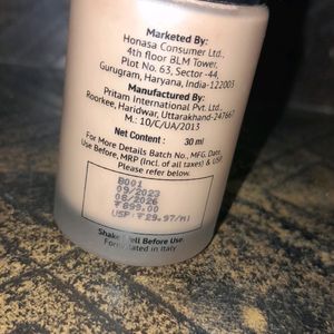 2+Niacinamide High Coverage Foundation