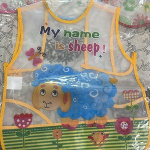 Baby Bibs Big Size Peva Material Dirt Proof X2