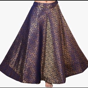 Chanderi Silk Long Skirt