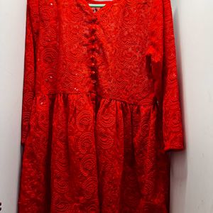 Chickankari Work Kurti