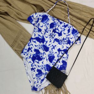 Sexy Padded Tie Dye Bodysuit