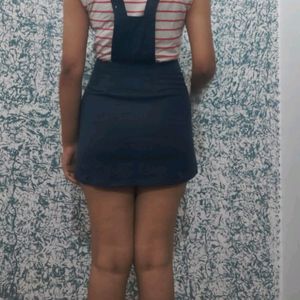 Denim Dress With Tshirt